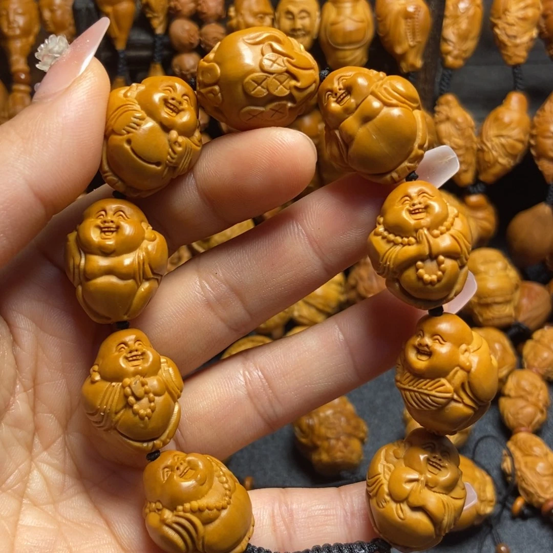 【闪购商品】手串/手链橄榄核哈****喽八大弥勒