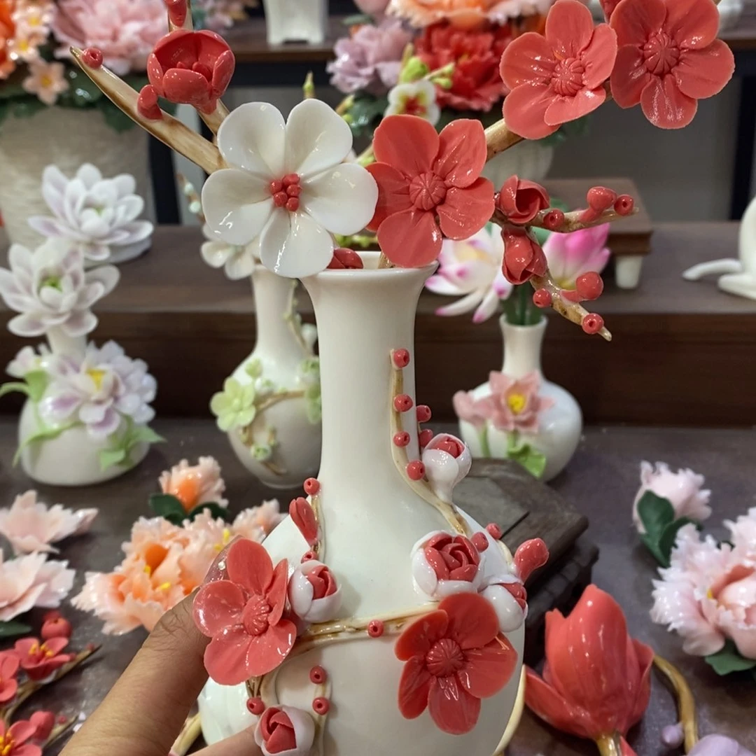 瓷片陶瓷工艺品摆件