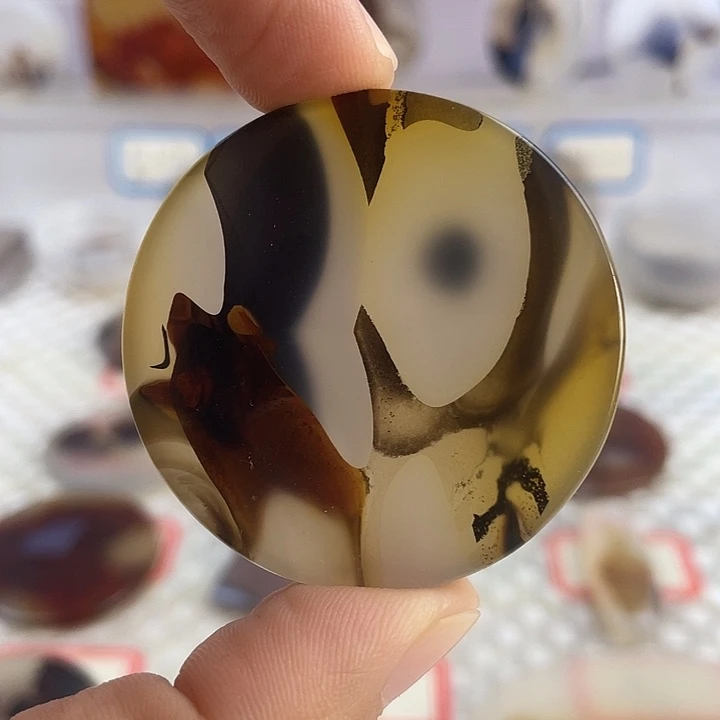 玛瑙/玉髓合金颈饰