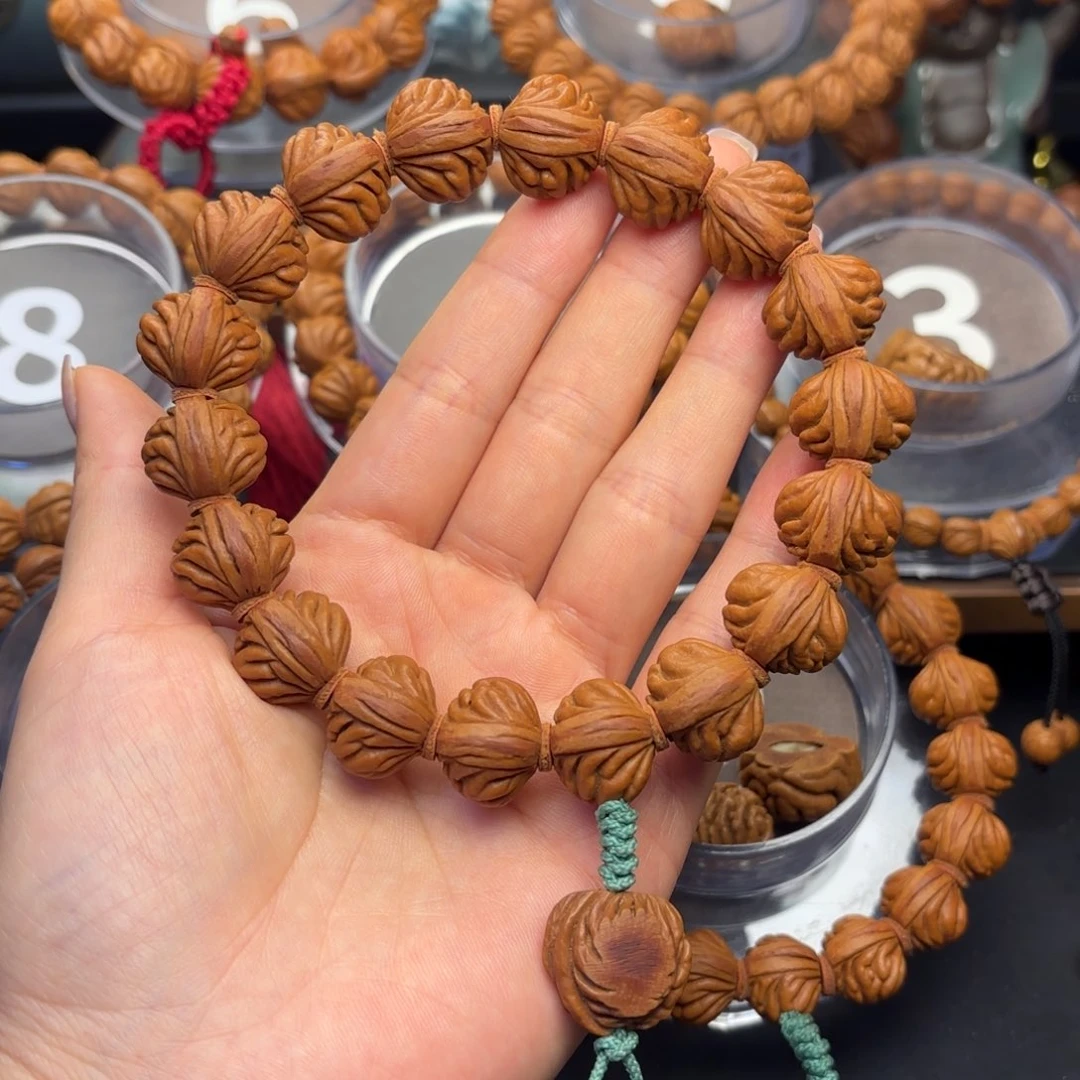 当***月桃核吊坠野生红魔爆肚17尺寸