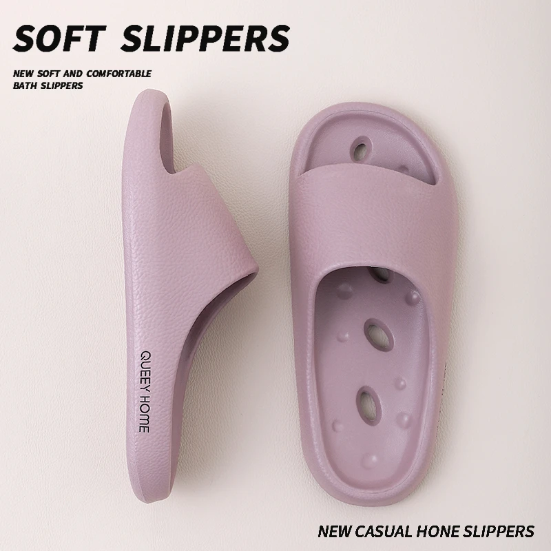 家居浴室系列┇居家皮纹女士凉拖鞋夏季室内居家防滑厚底eva拖鞋男