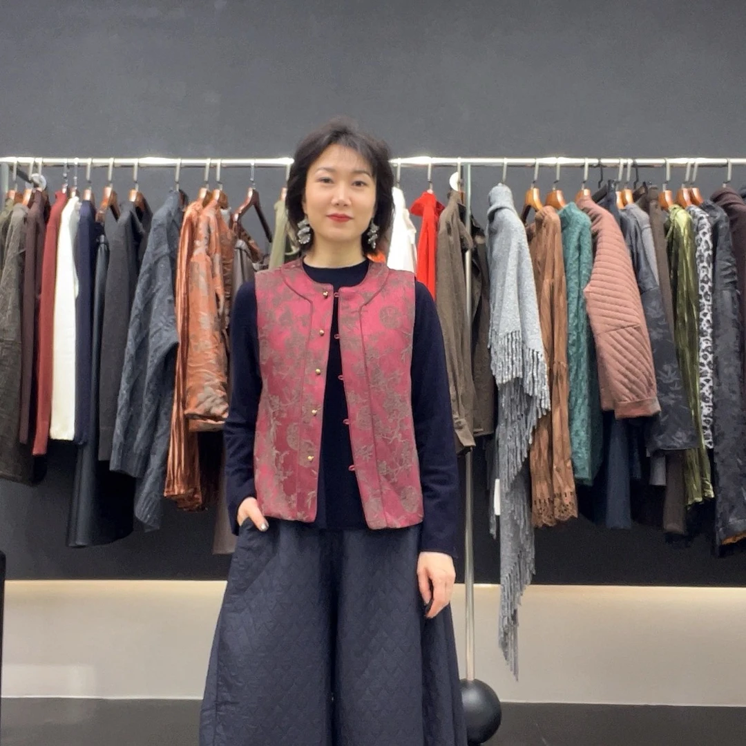 服装人茜茜新款加厚休闲马甲