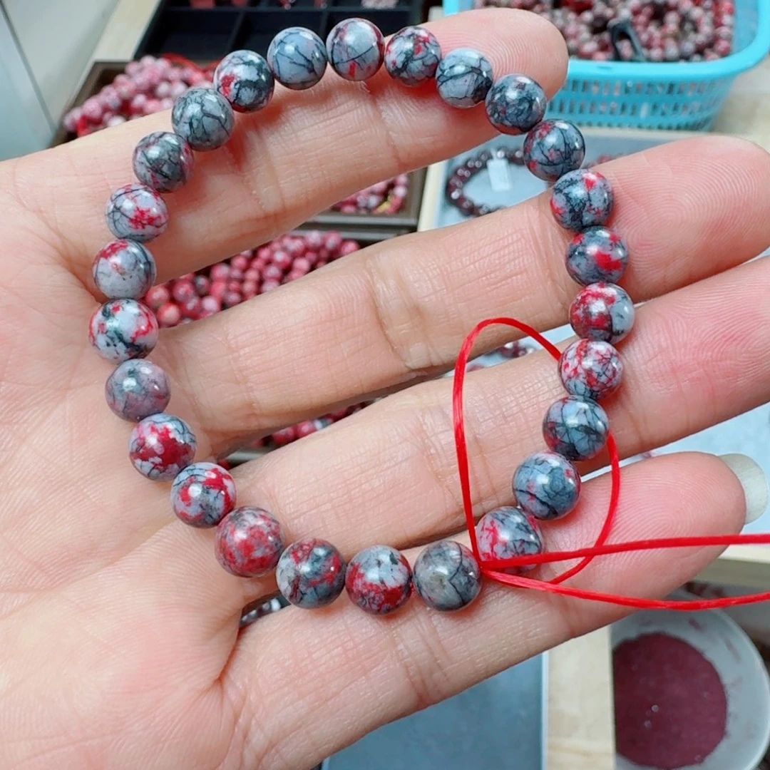 天然辰砂原石卡7//14克