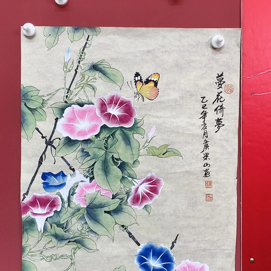 国画大风堂嫡传-侯果山老师作品路