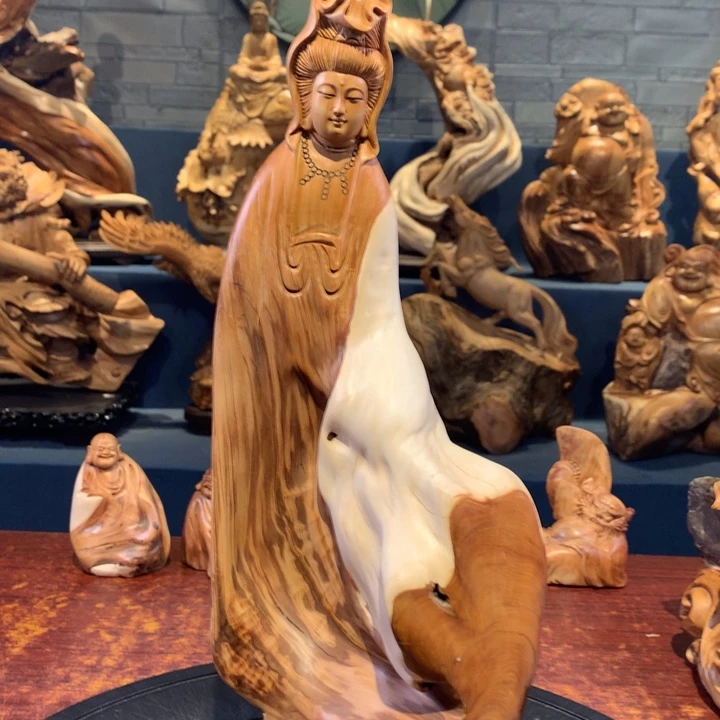 柏木（崖柏）根雕摆件