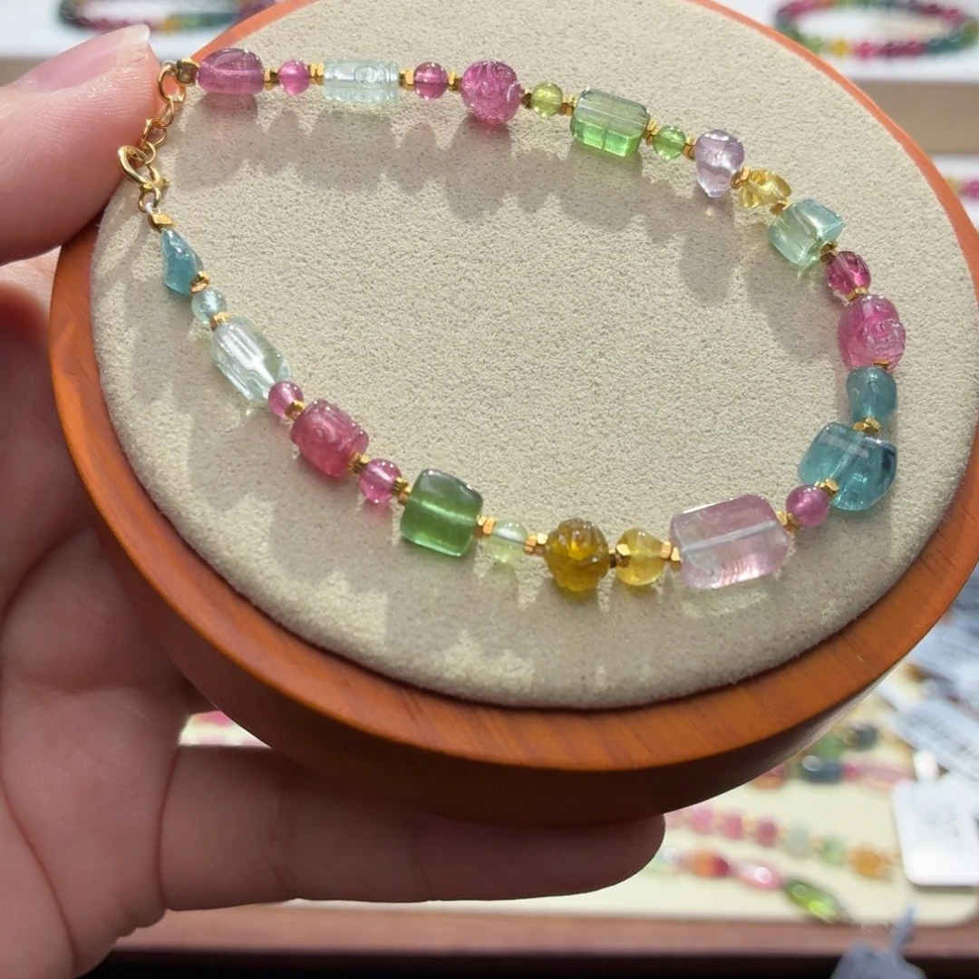 未镶嵌手串碧玺两天看货期