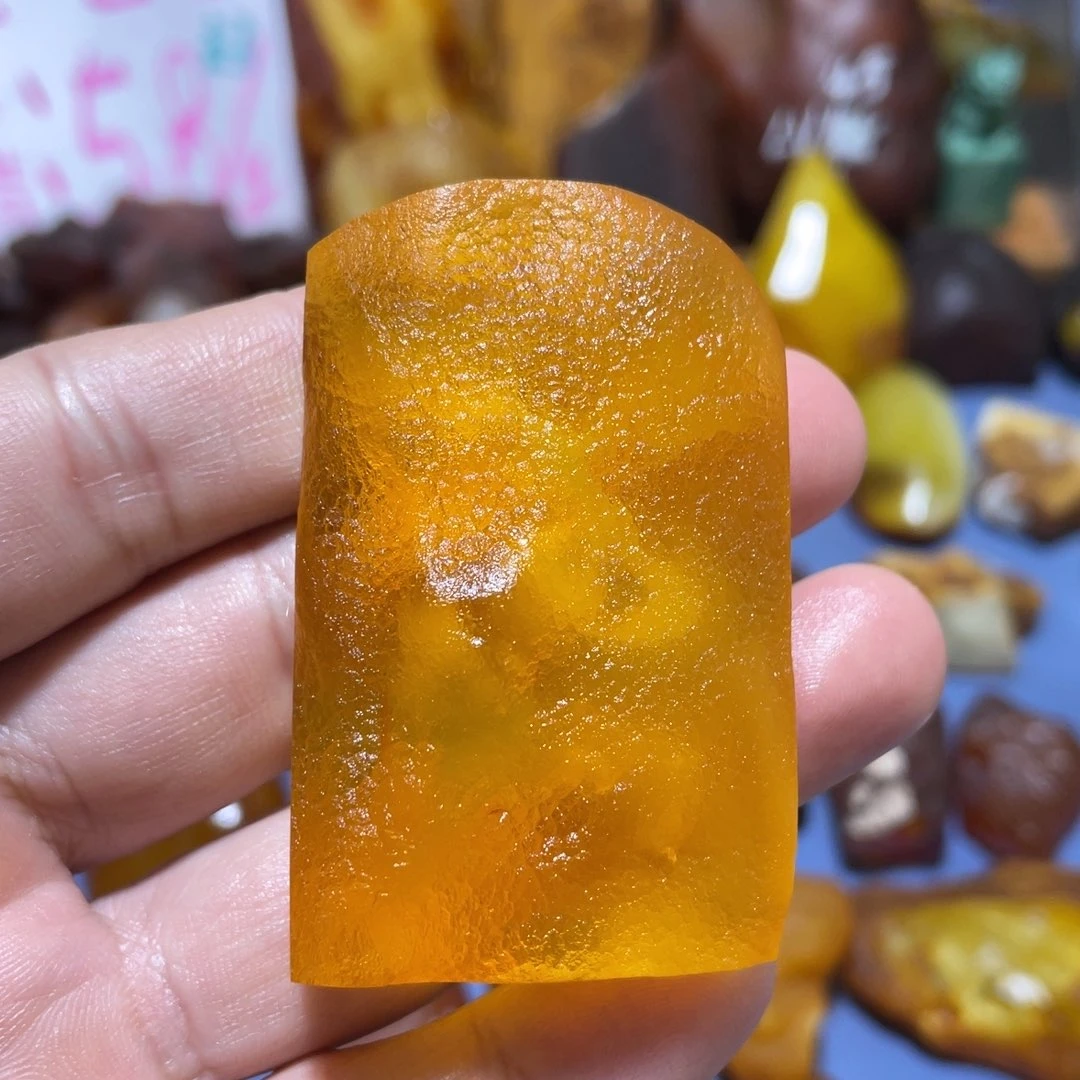 定制琥珀未镶嵌我**我原矿