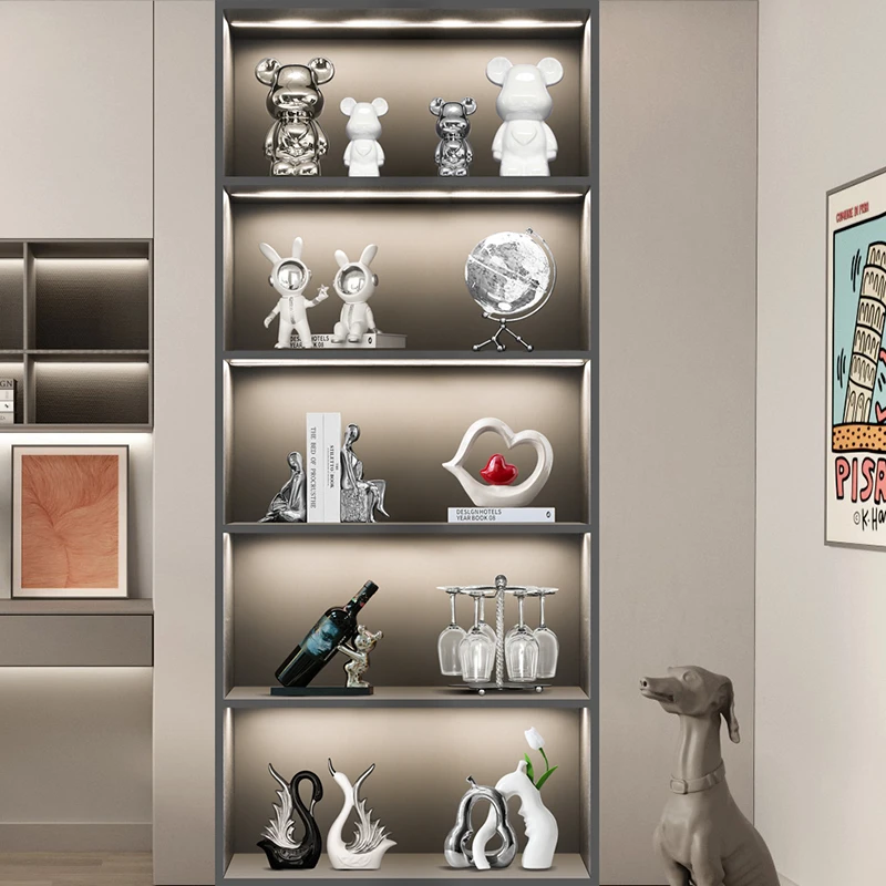 陶瓷新款客厅创意装饰品搭配简约高档酒柜电视柜玄关柜轻奢现代风