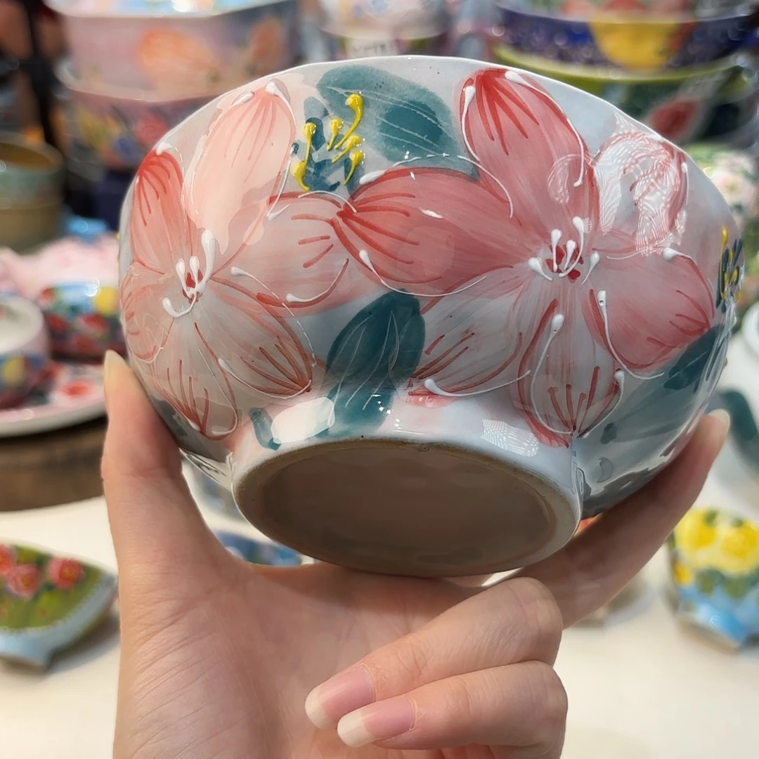 瓷片景德镇手绘高温釉下彩陶瓷茶具