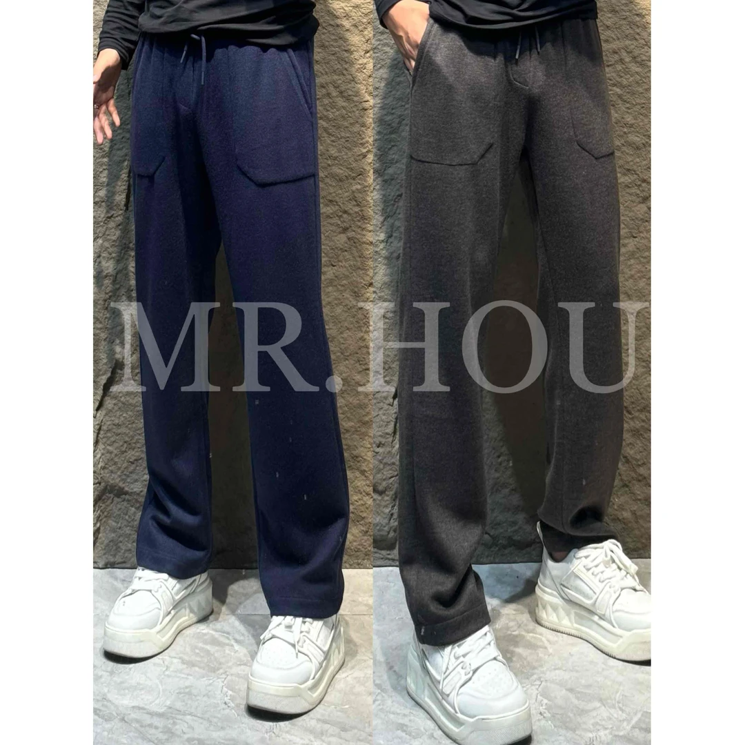 【ZG】L*P平替 25063  "意式简约" 针织羊毛混纺微阔百搭休闲裤