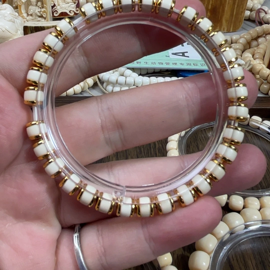 手串/手链/手镯猛犸象牙铜盾单圈