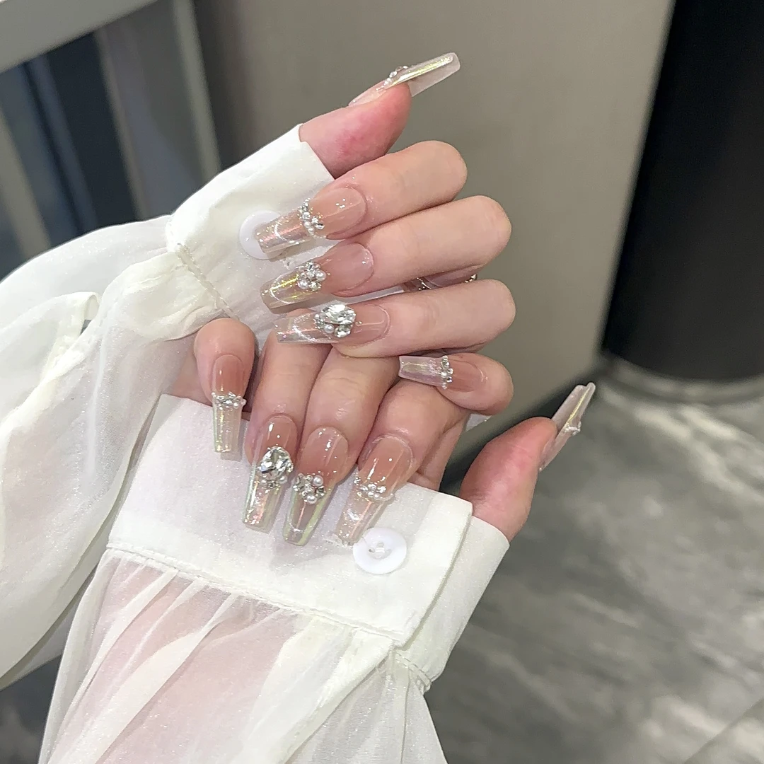 （极光恋）纯手工穿戴甲