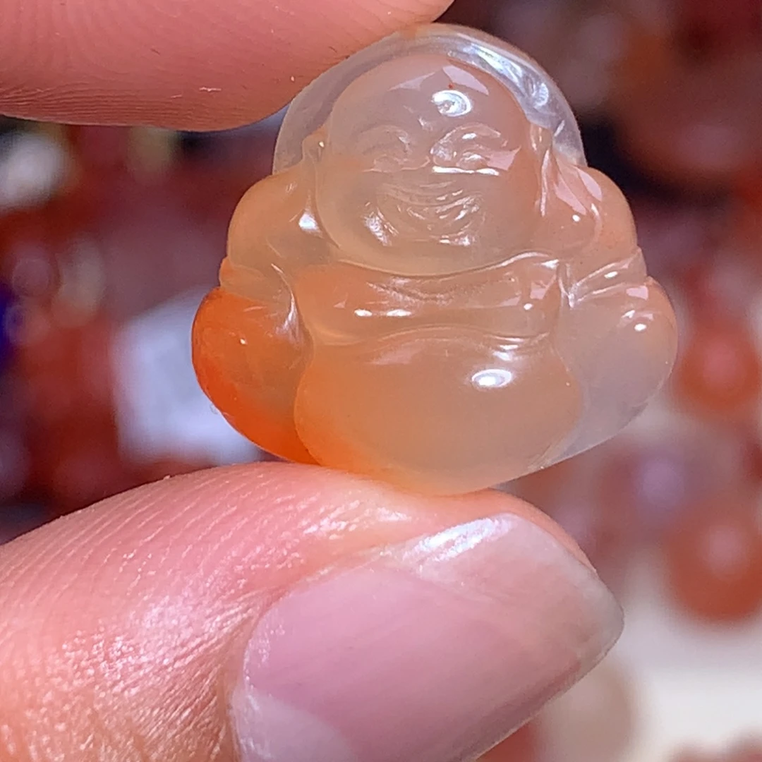 南红玛瑙未镶嵌珠宝半成品佛