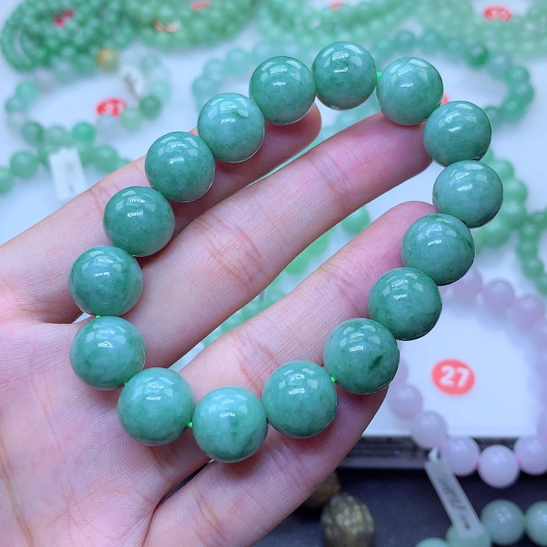 翡翠未镶嵌毛衣链