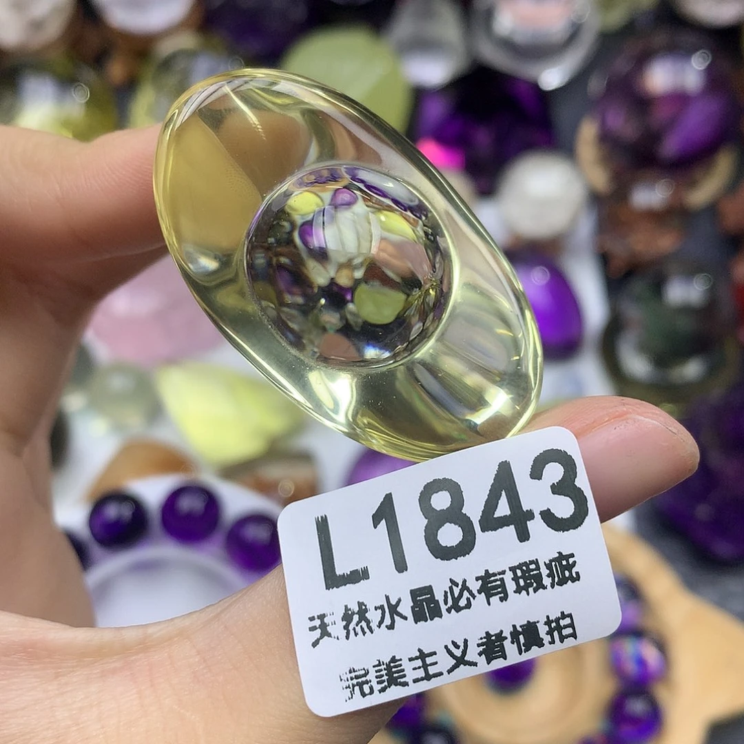 珠宝半成品水晶未镶嵌摆件