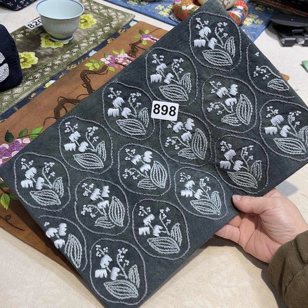 规格20.30刺子绣茶席