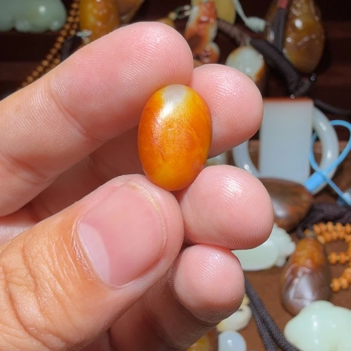 和田玉颈饰未镶嵌善**