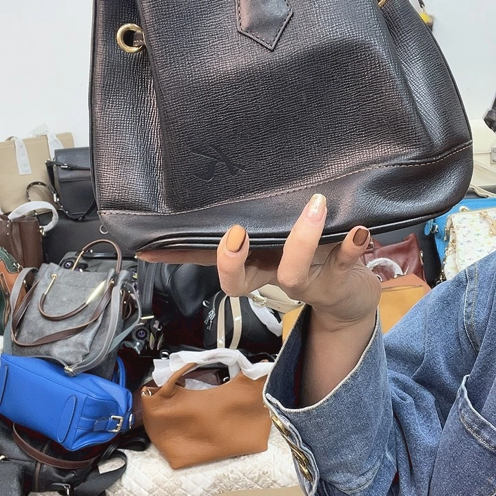 温***玉织物古着包包默认微瑕