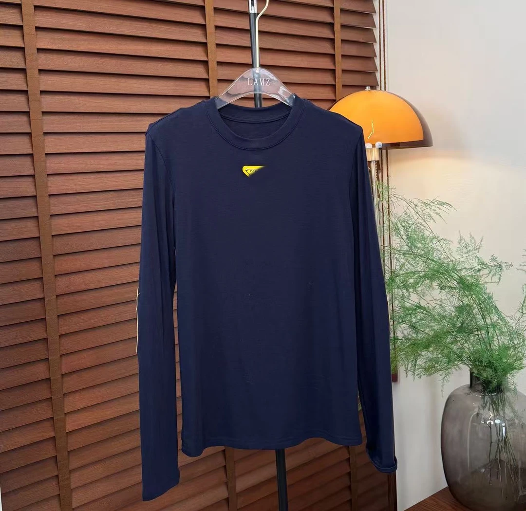 丙上丁 秋冬（黄标三角）圆领百搭长袖打底T恤女 MM0642CX