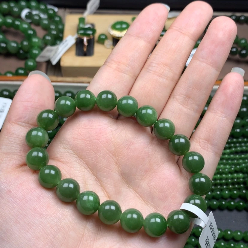 【闪购商品】未镶嵌手串和田玉（碧玉）追*10m