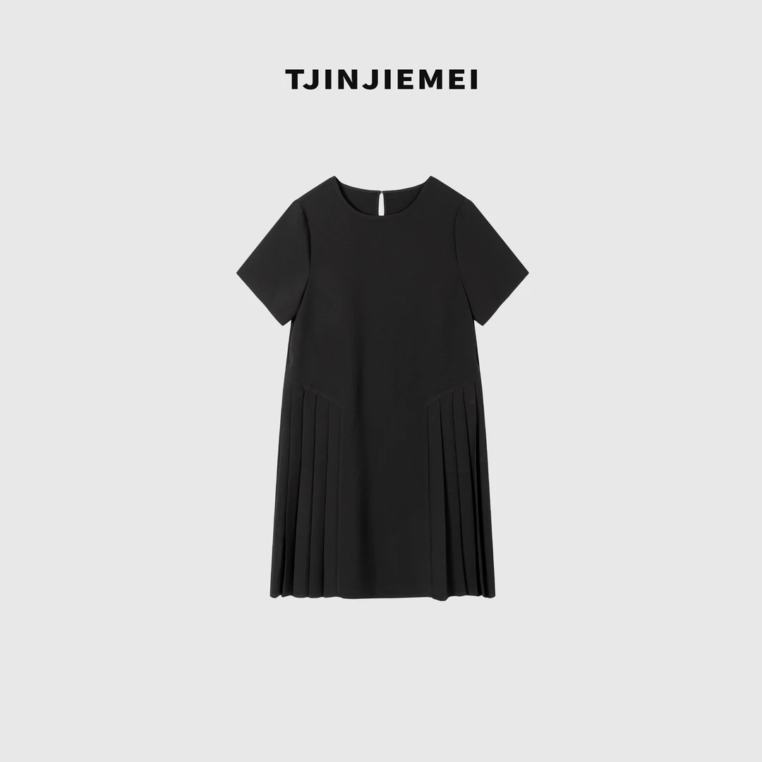 娟娟【小黑裙】设计感新款气质优雅镂空蕾丝连衣裙LYQ2506-TJ355