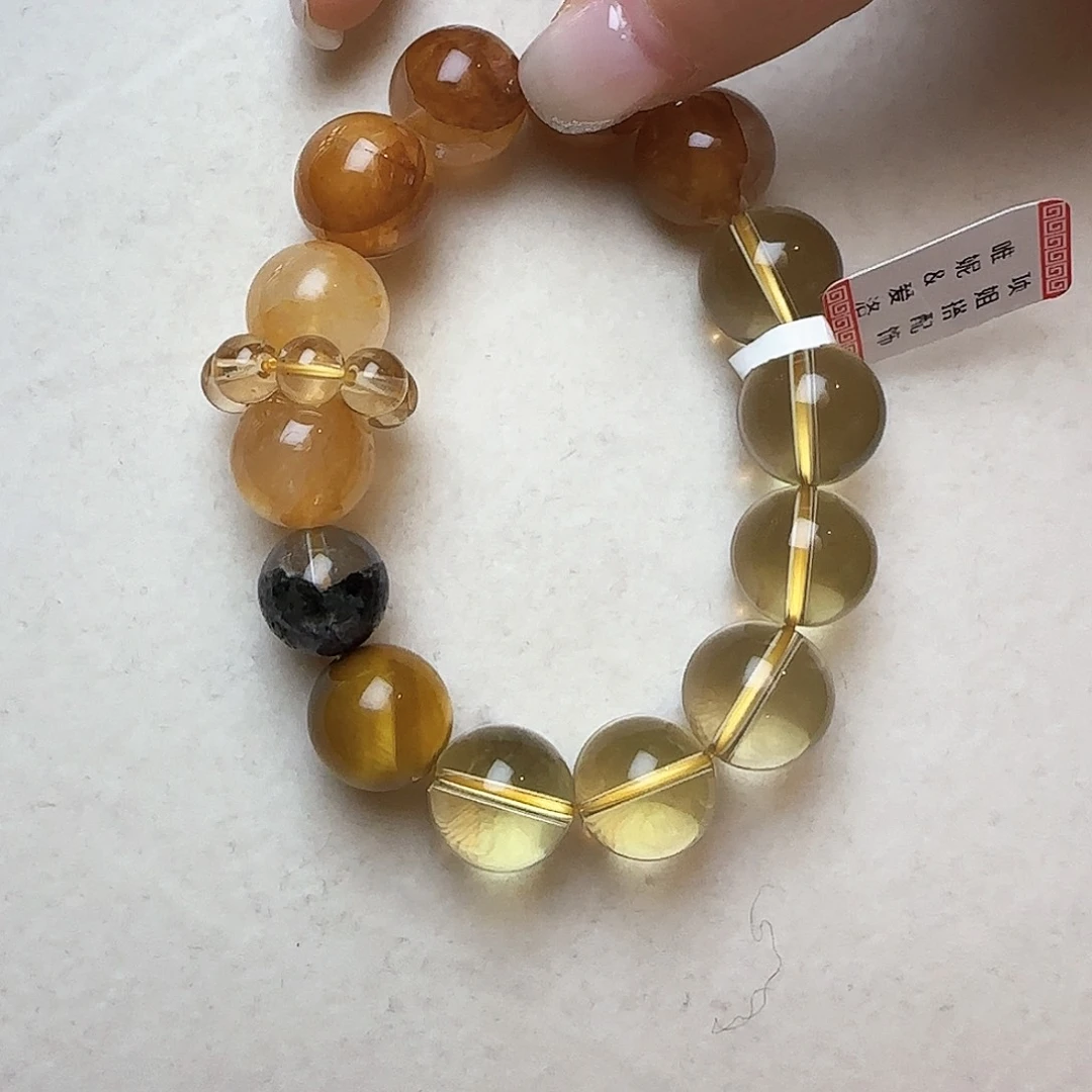 水晶手链未镶嵌多样性发一