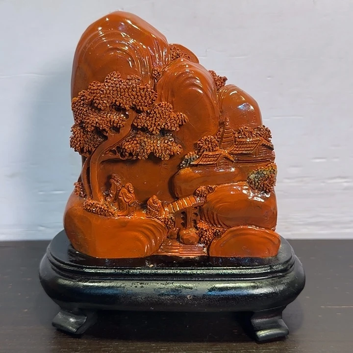 耿***直寿山石寿山石摆件精品