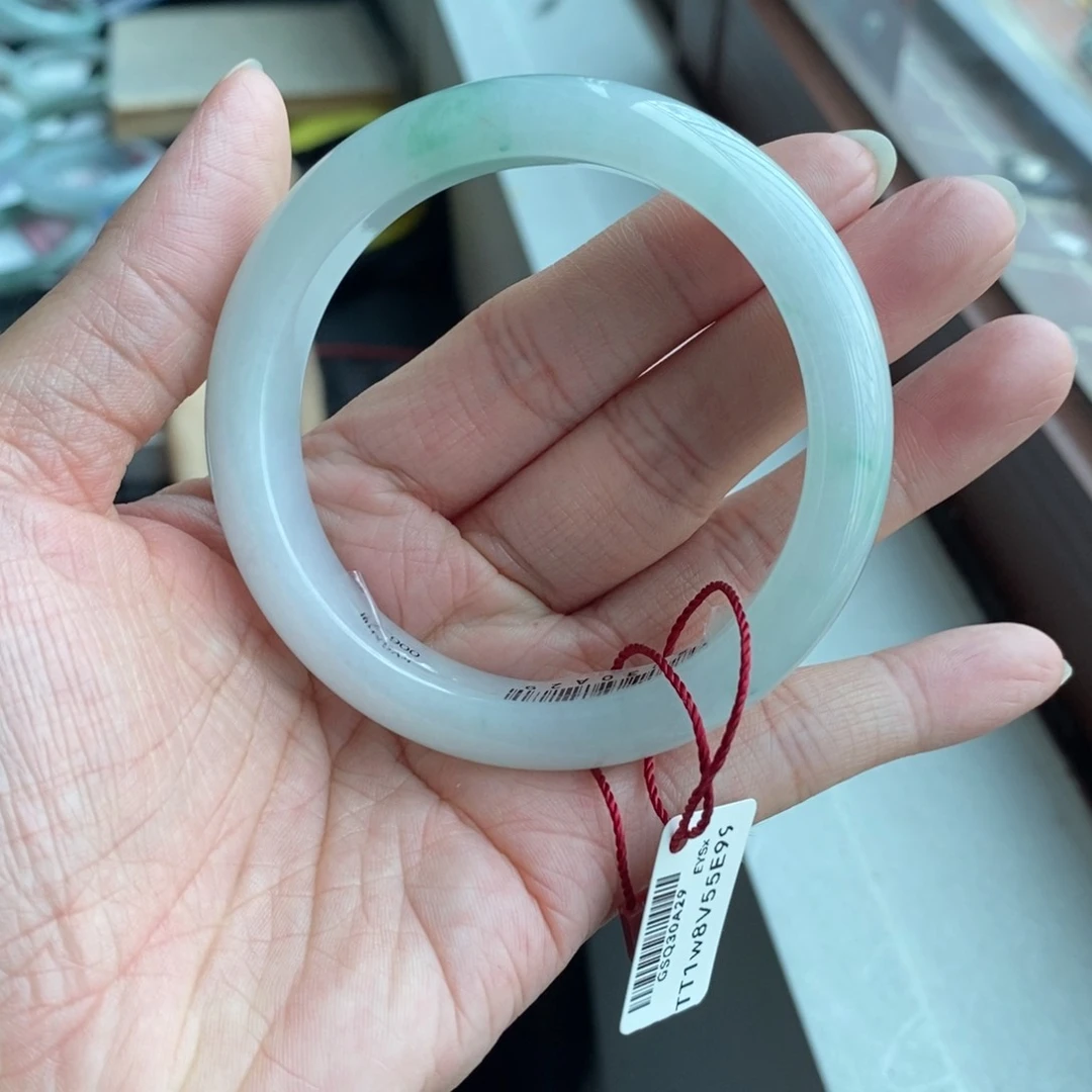 未镶嵌手镯翡翠圆*溜55正圈