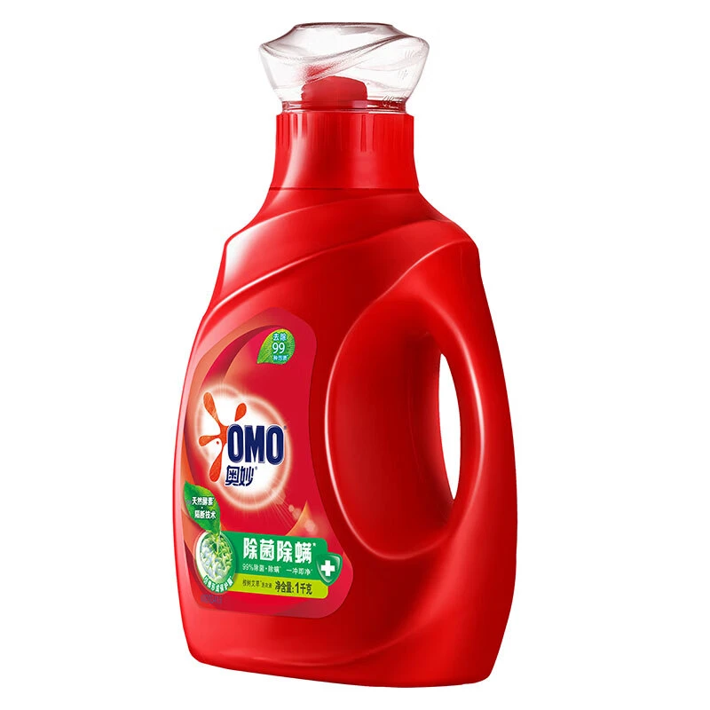 OMO/奥妙除菌除螨洗衣液去除99种污渍温和亲肤不伤手洁净护衣正品