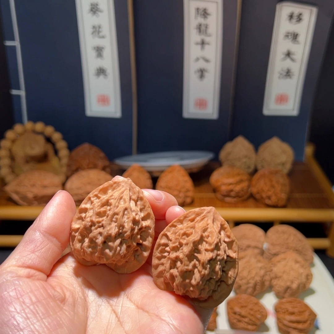 胡***扯文玩核桃把件段ling feng