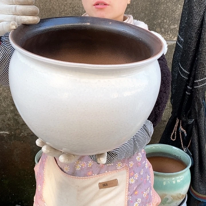 紫砂花盆正品口30高24