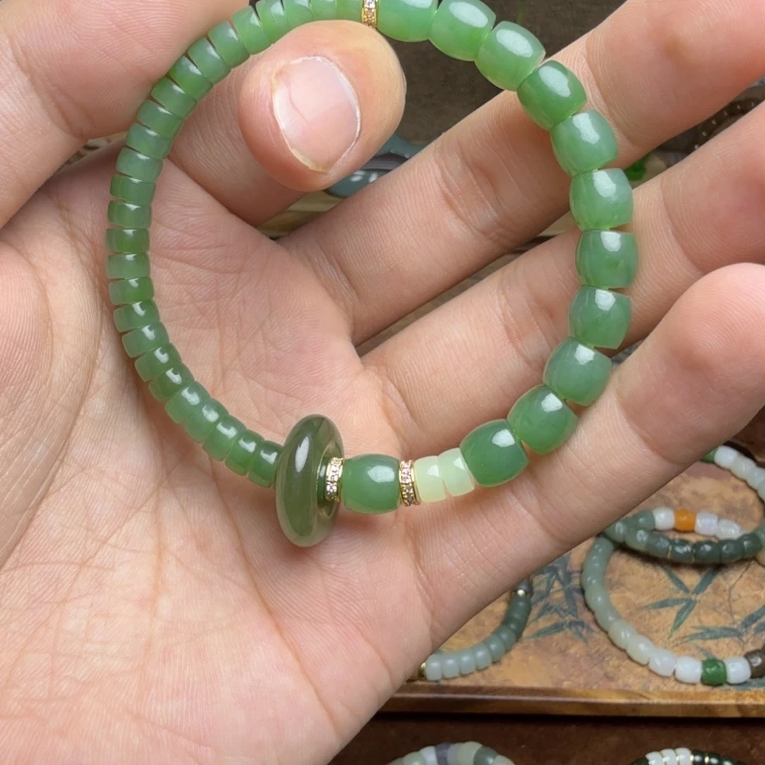 我***鱼手链未镶嵌和田玉