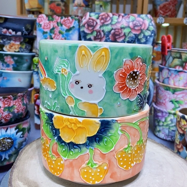 景德镇艺术手绘作品