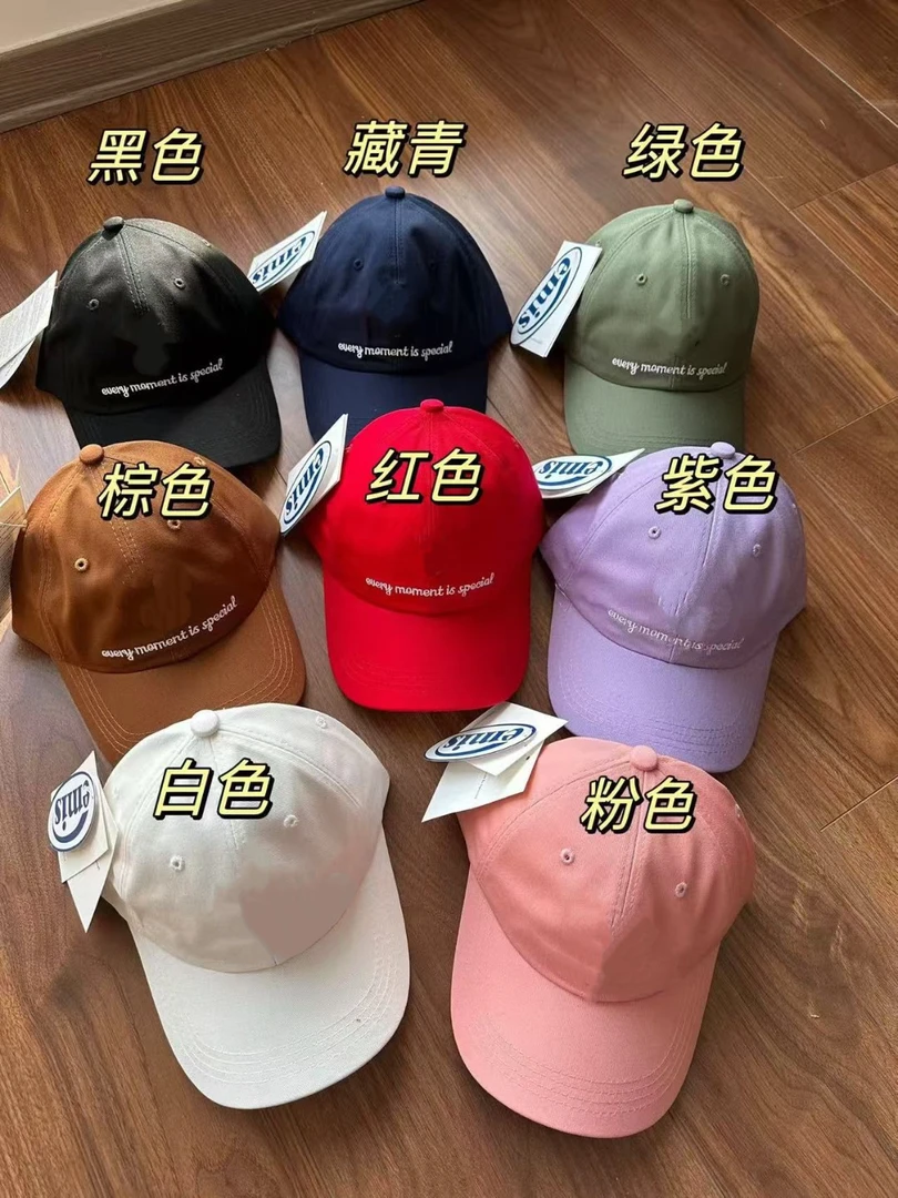 彩色棒球帽百搭鸭舌帽  帽