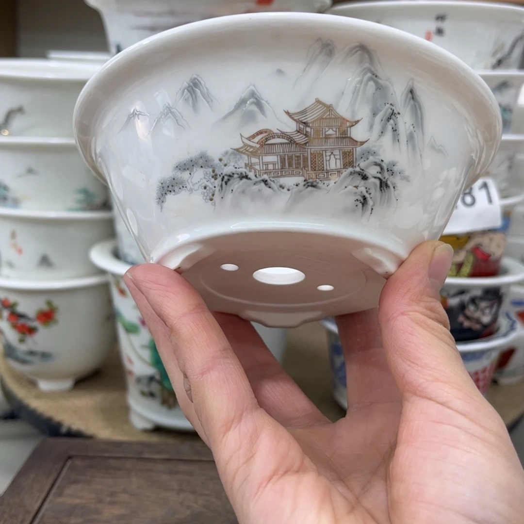 内直径11.5-4花盆一只