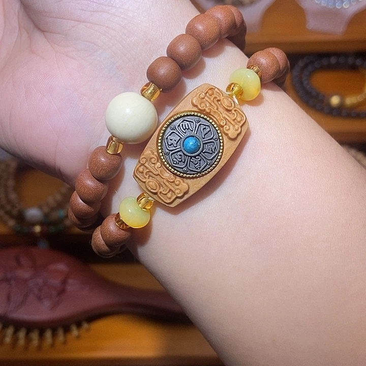 手串/手链风车木（黑檀木）桶珠