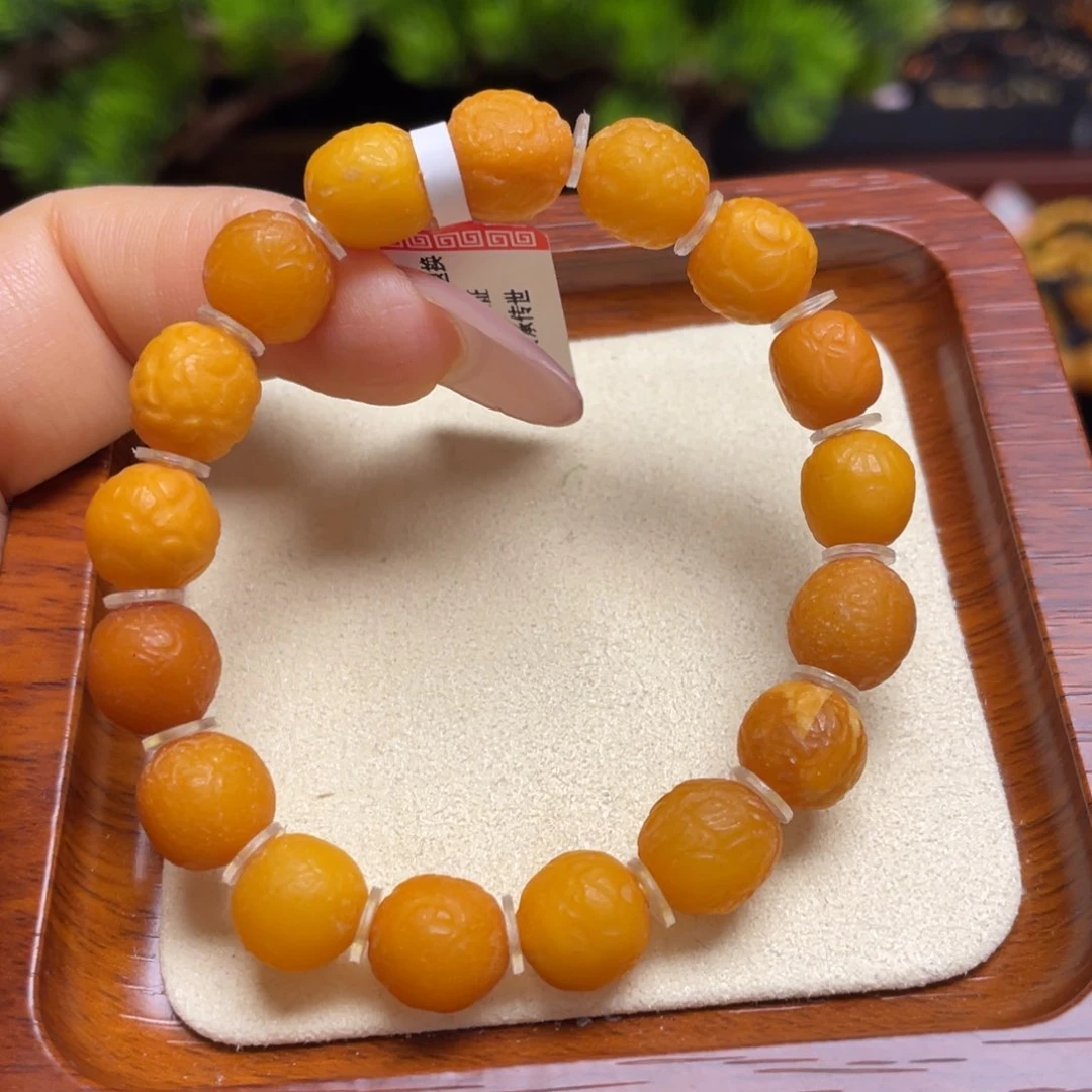 蜜蜡手链未镶嵌手串