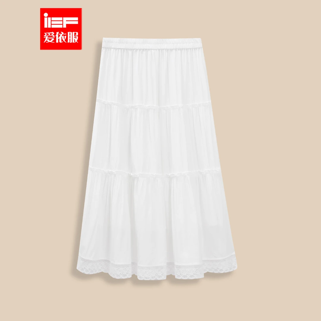 IEF/爱依服【微胖】大码女装2025夏季新款温柔小女人气质百搭单裙