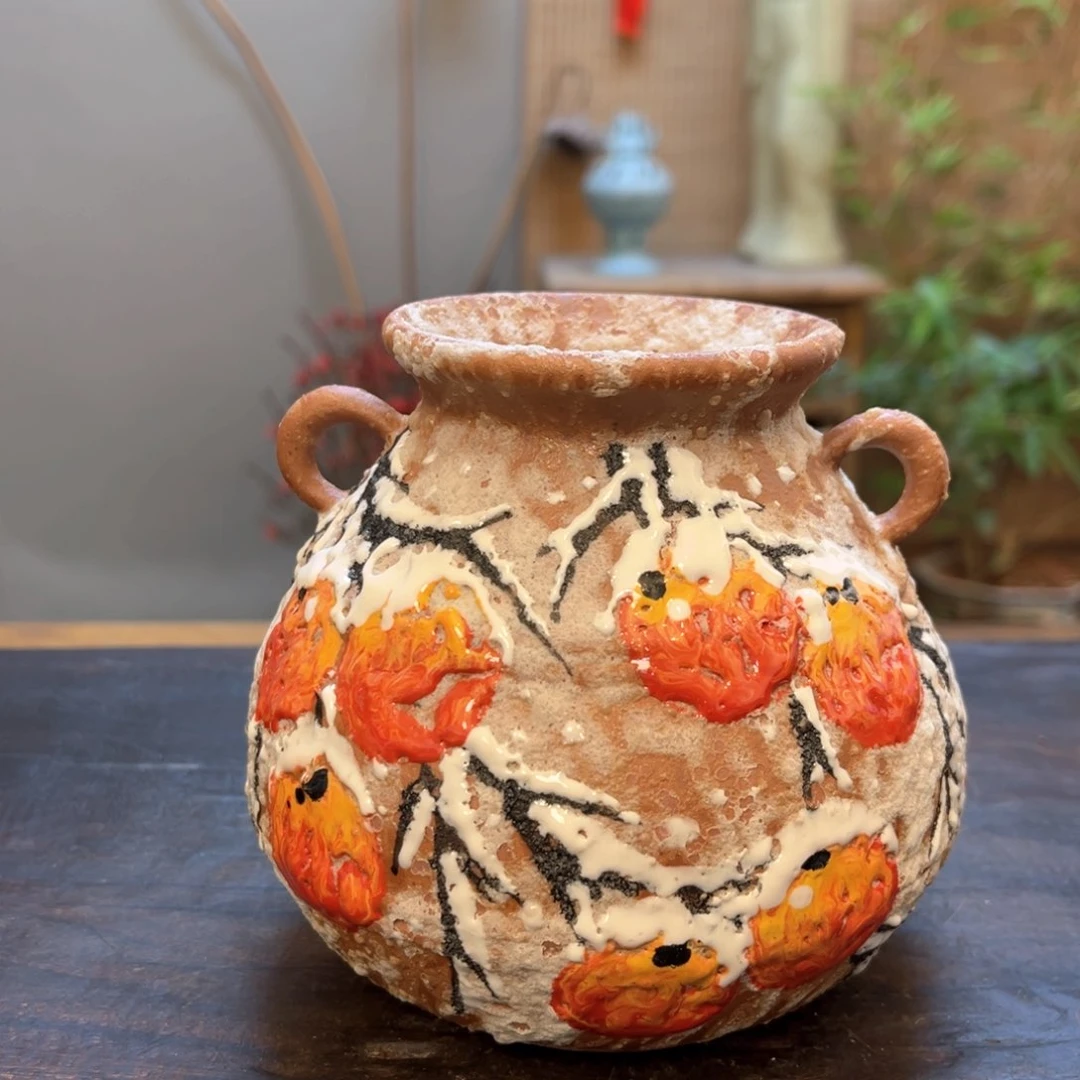 杯景德镇柴烧手绘陶瓷