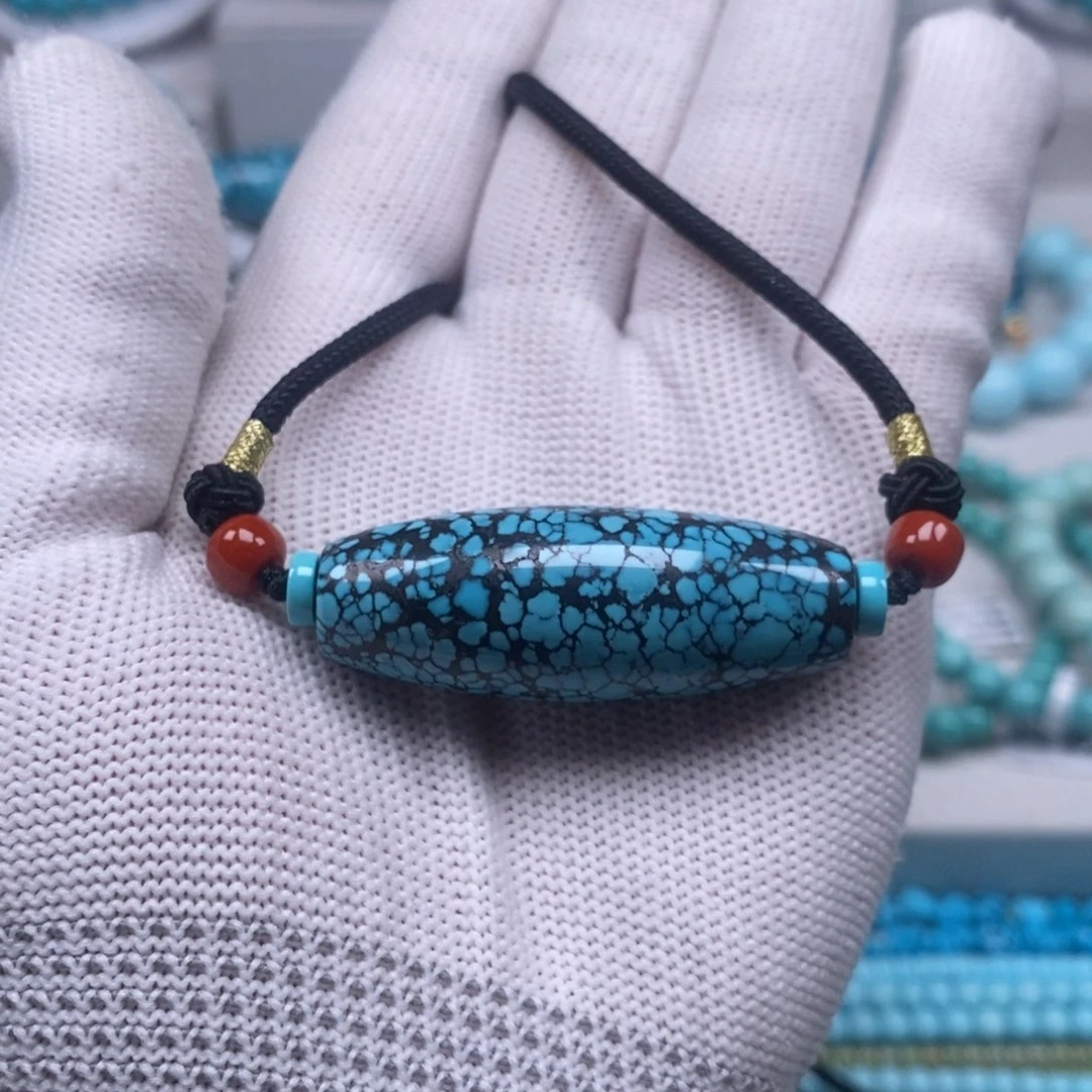 绿松石未镶嵌原矿纯干料绿松石