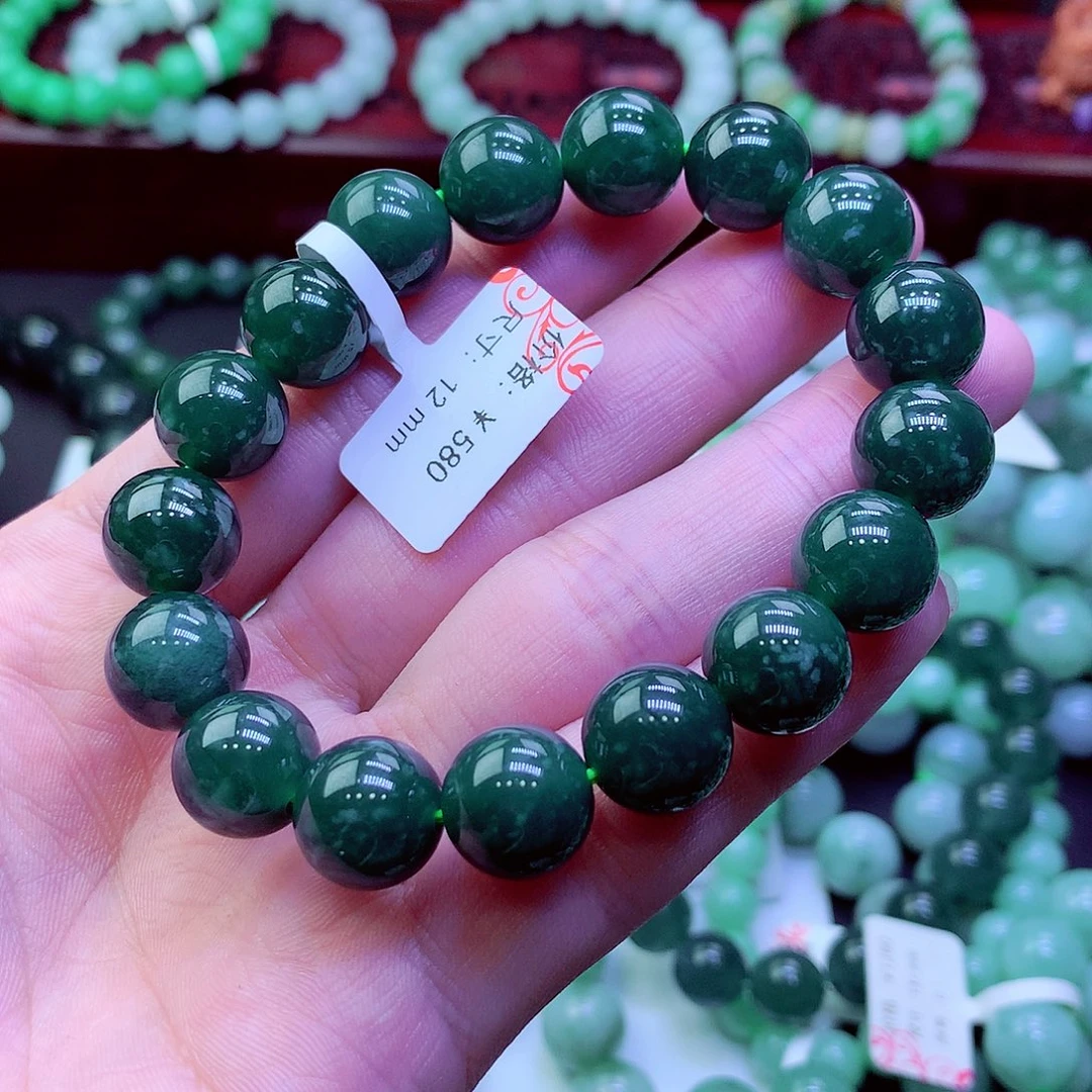 翡翠未镶嵌毛衣链