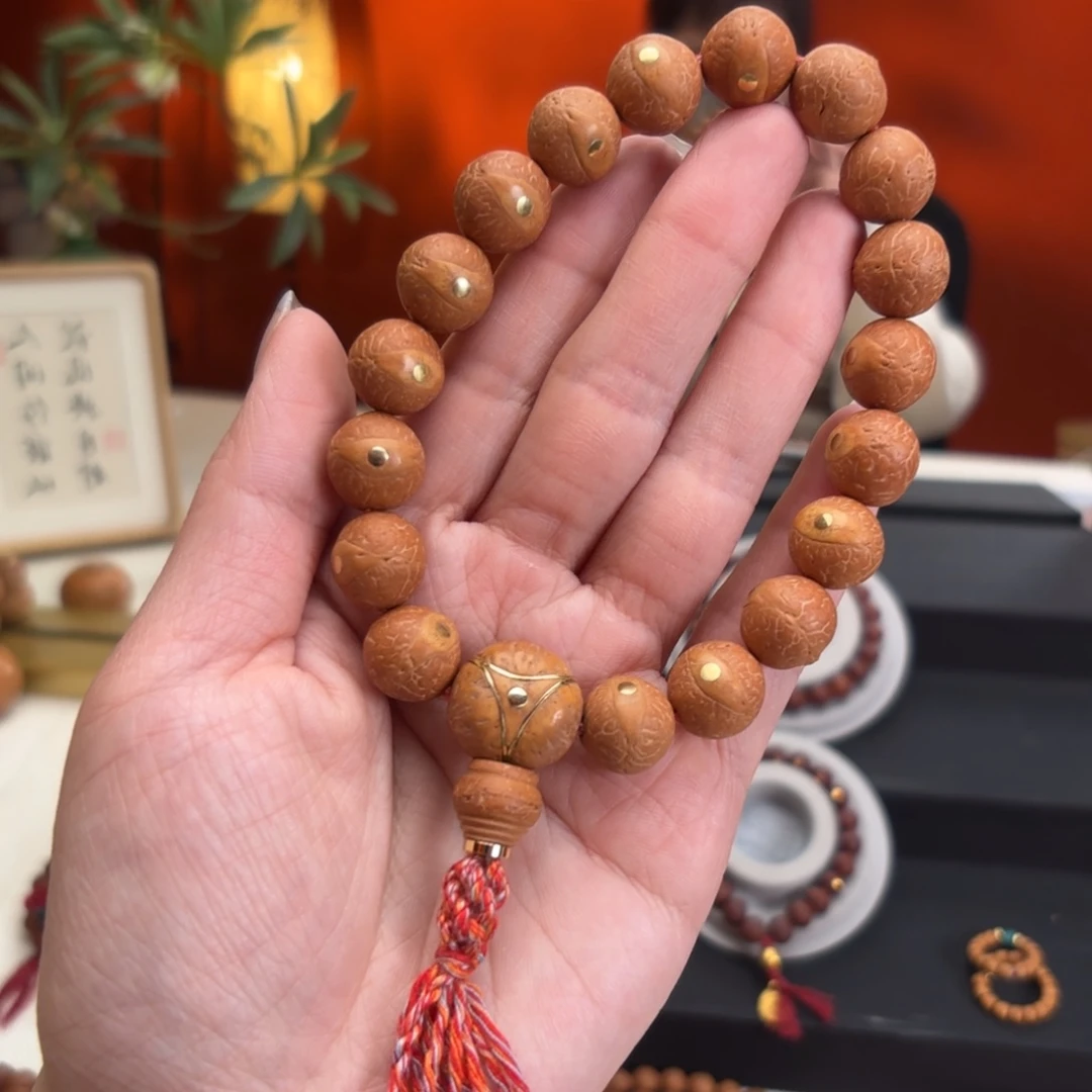 凤眼菩提吊坠13毫米铜单圈