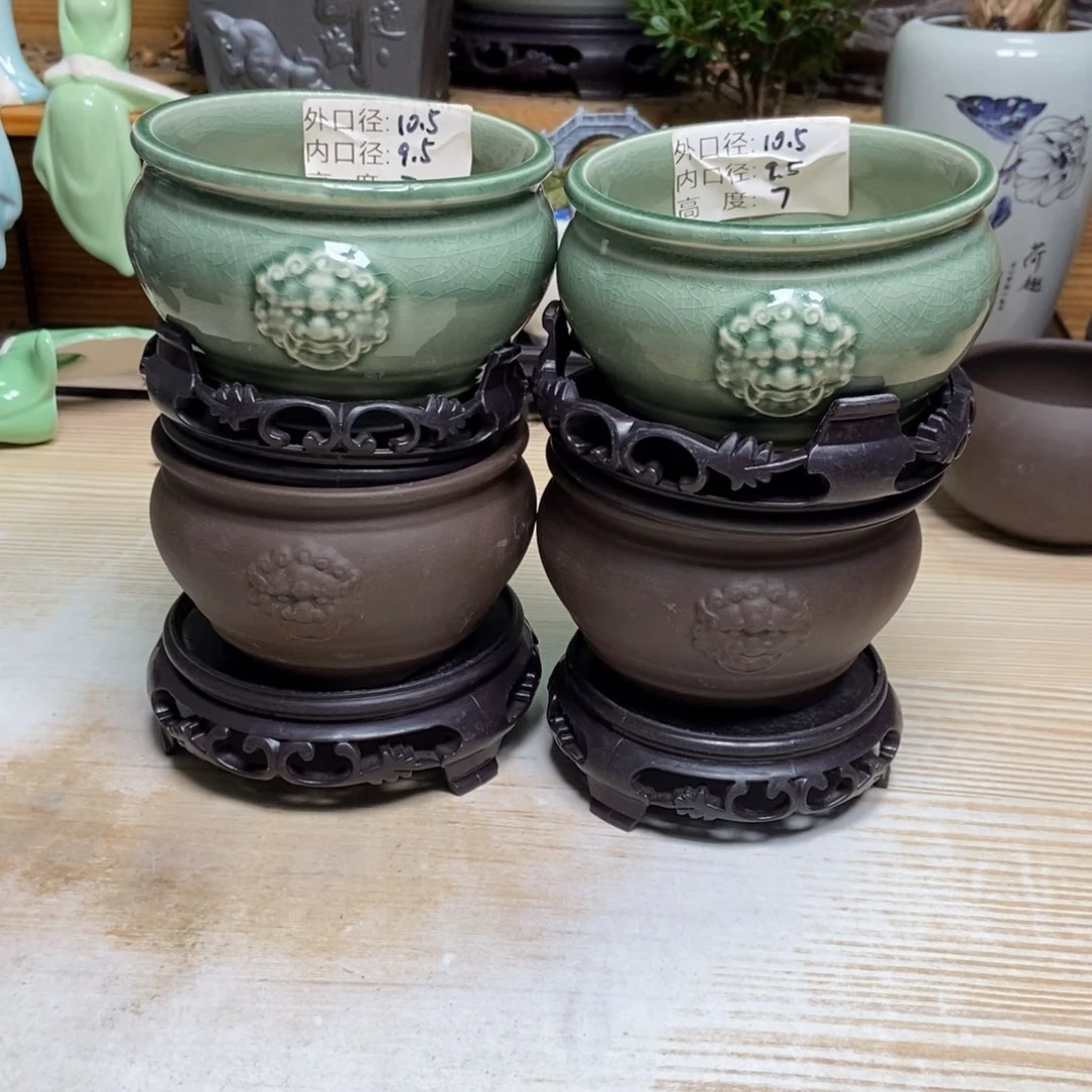 瓷片陶瓷花盆陶瓷艺术