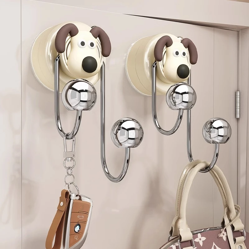 吸盘挂钩门后挂衣钩免打孔强力承重真空无痕卫生间浴室粘钩