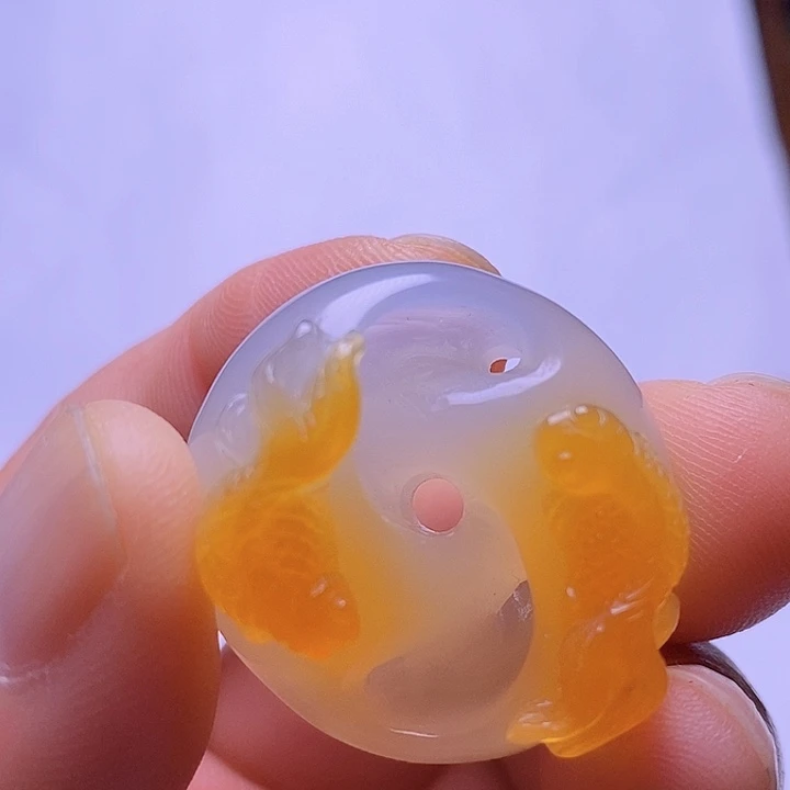 忘***草玛瑙/玉髓合金颈饰