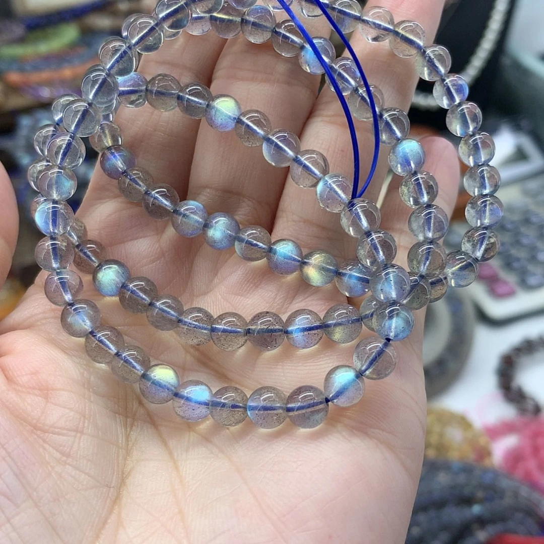 【闪购商品】长石手串未镶嵌清****❤手串