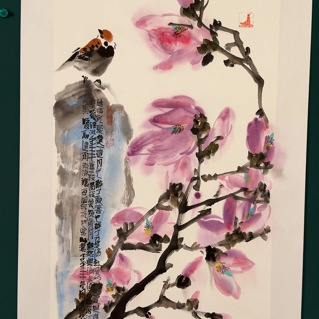 国画邹联富老师的作品