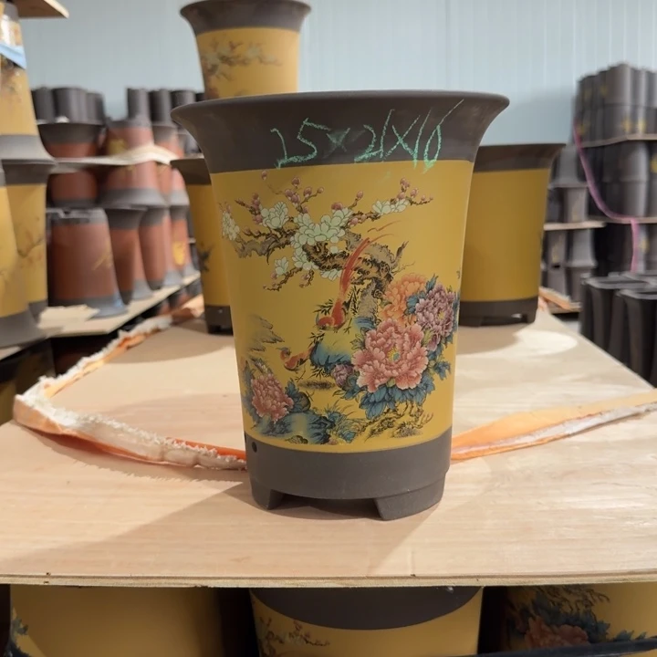 紫砂花盆25/21/16