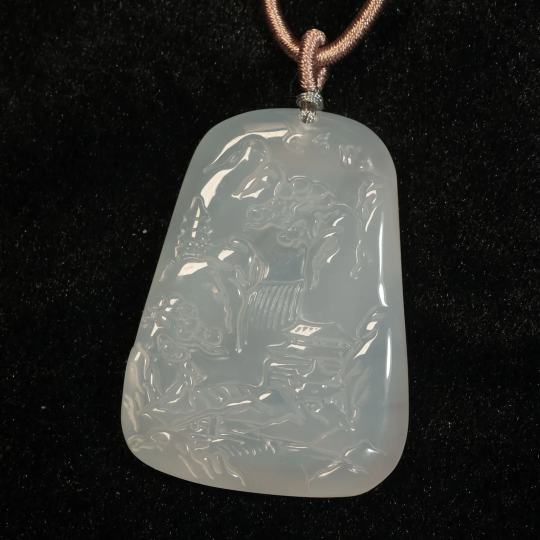 交易所-新人福利-玛瑙白山水牌-模版-YS51