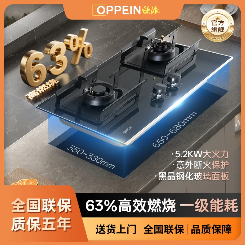 燃气灶煤气灶天然气液化气猛火灶家用台嵌联动灶具